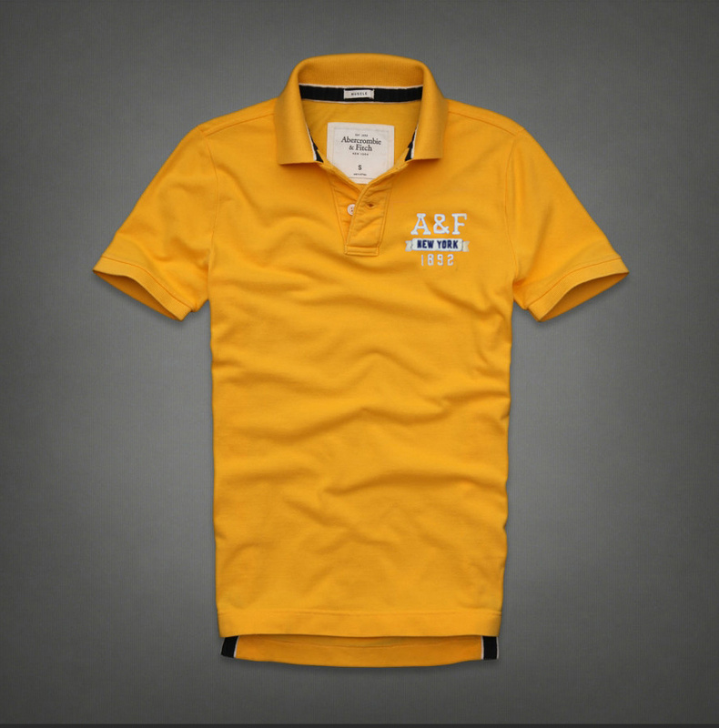 Abercrombie Fitch Hombres Polo Corto Remera AF7115